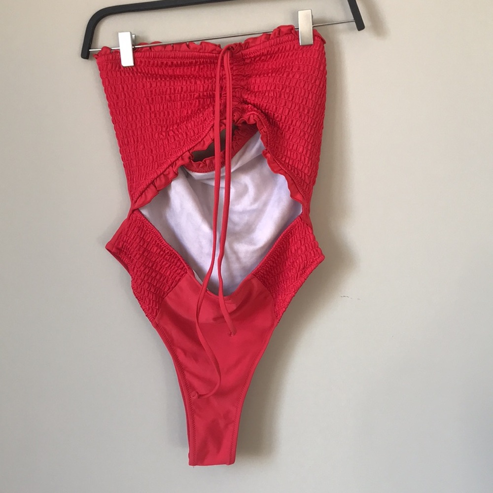 Red bathing Suit - Picture 2 of 4